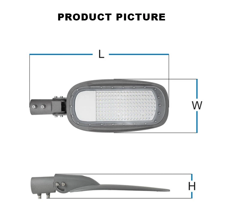 130lm/W 5 Years Warranty Adjustable Shoebox 60W 80W 100W 120W 150W 200W Outdoor Photocell Lamp Lighting LED Street Garden Light for Project