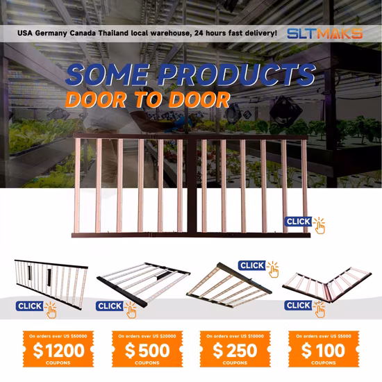 Sundro Sunplus S1000 PRO Gartenbau-Gewächshaus-Streifenlampe, volles Sepctrum, dimmbare Balkenpflanze, 1000 W LED-Wachstumslicht